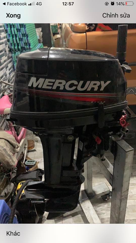 Máy thuyền MERCURY 9.9HP – 2 Kỳ